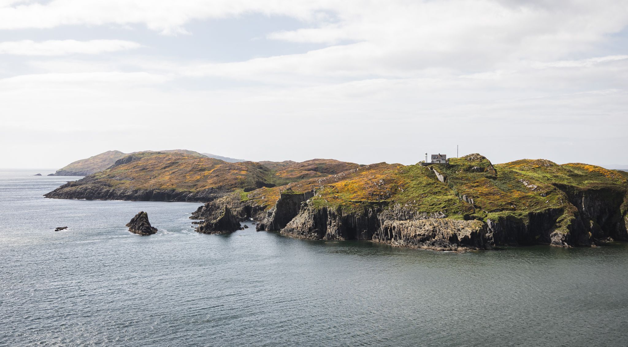Sherkin Island from the Baltimore Beacon, Ireland