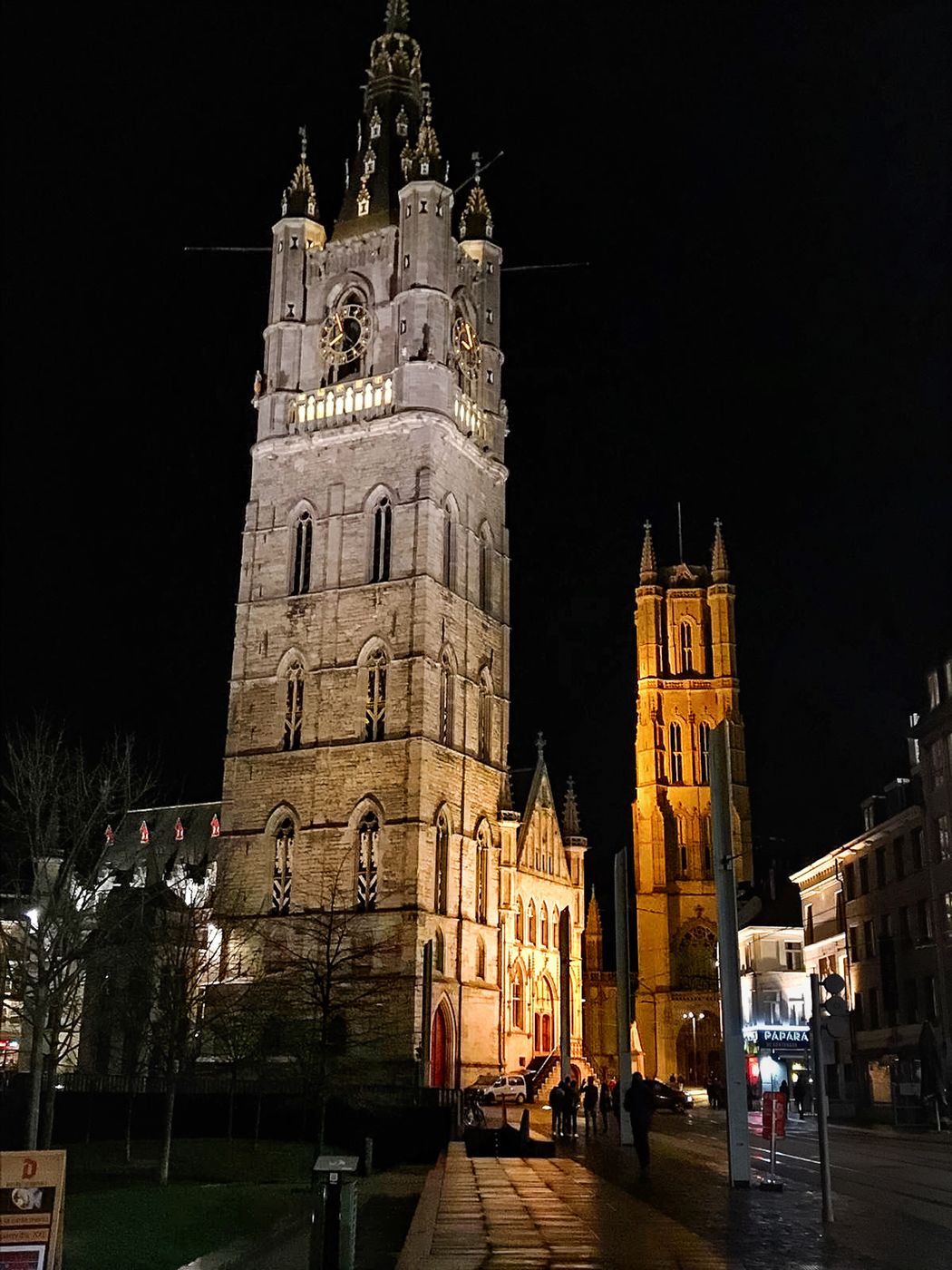St Bavo's Cathedral from Belfry's Tower, Belgium