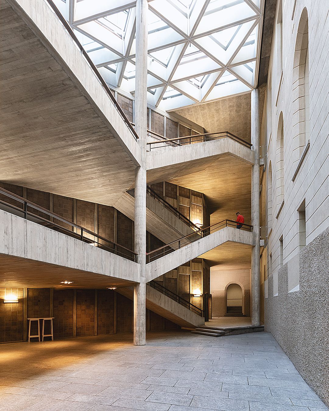 Staircase of the ETH University (Main Hall), Zurich, Switzerland