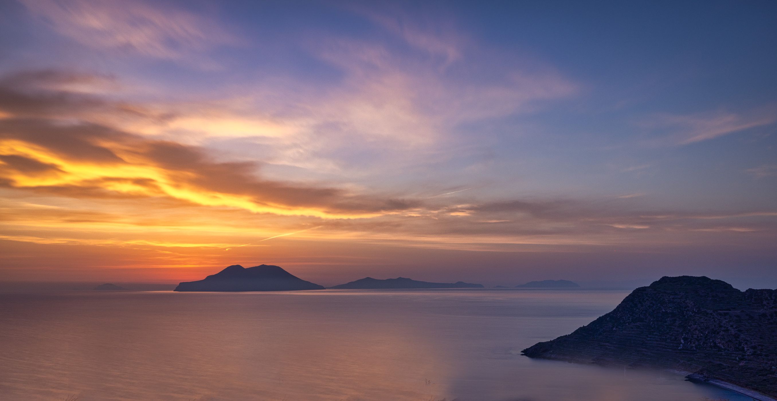 Sunrise, Filicudi, Aeolian Islands, Italy