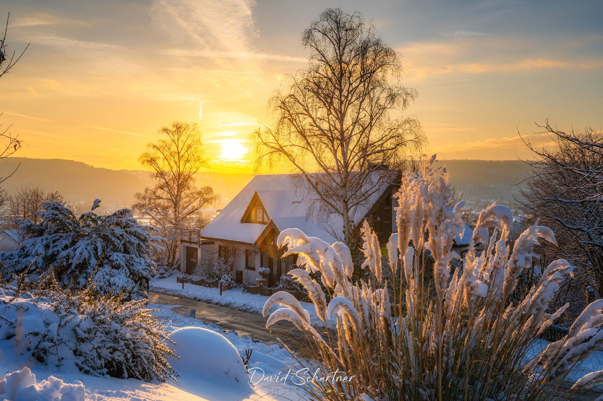 Sunset in Bad Hönningen, Germany