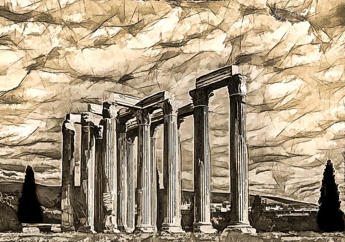 Temple of Olympian Zeus, Valley of the Temples, Agrigento