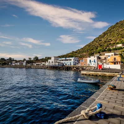 The Port, Filicudi, The Aeolian Islands, Sicily, Italy