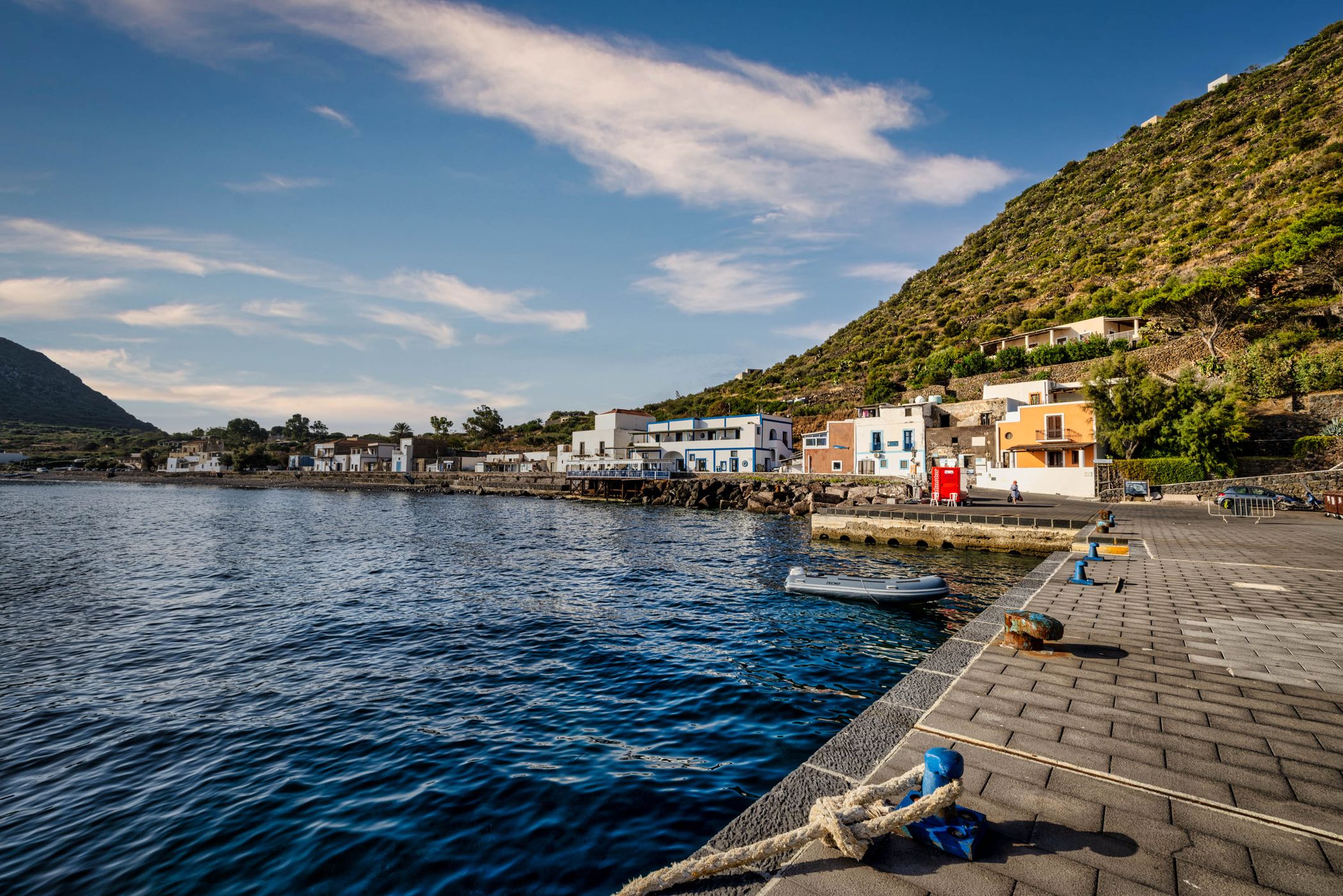 The Port, Filicudi, The Aeolian Islands, Sicily, Italy