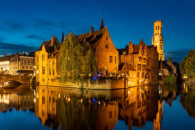 Typical view of Bruges