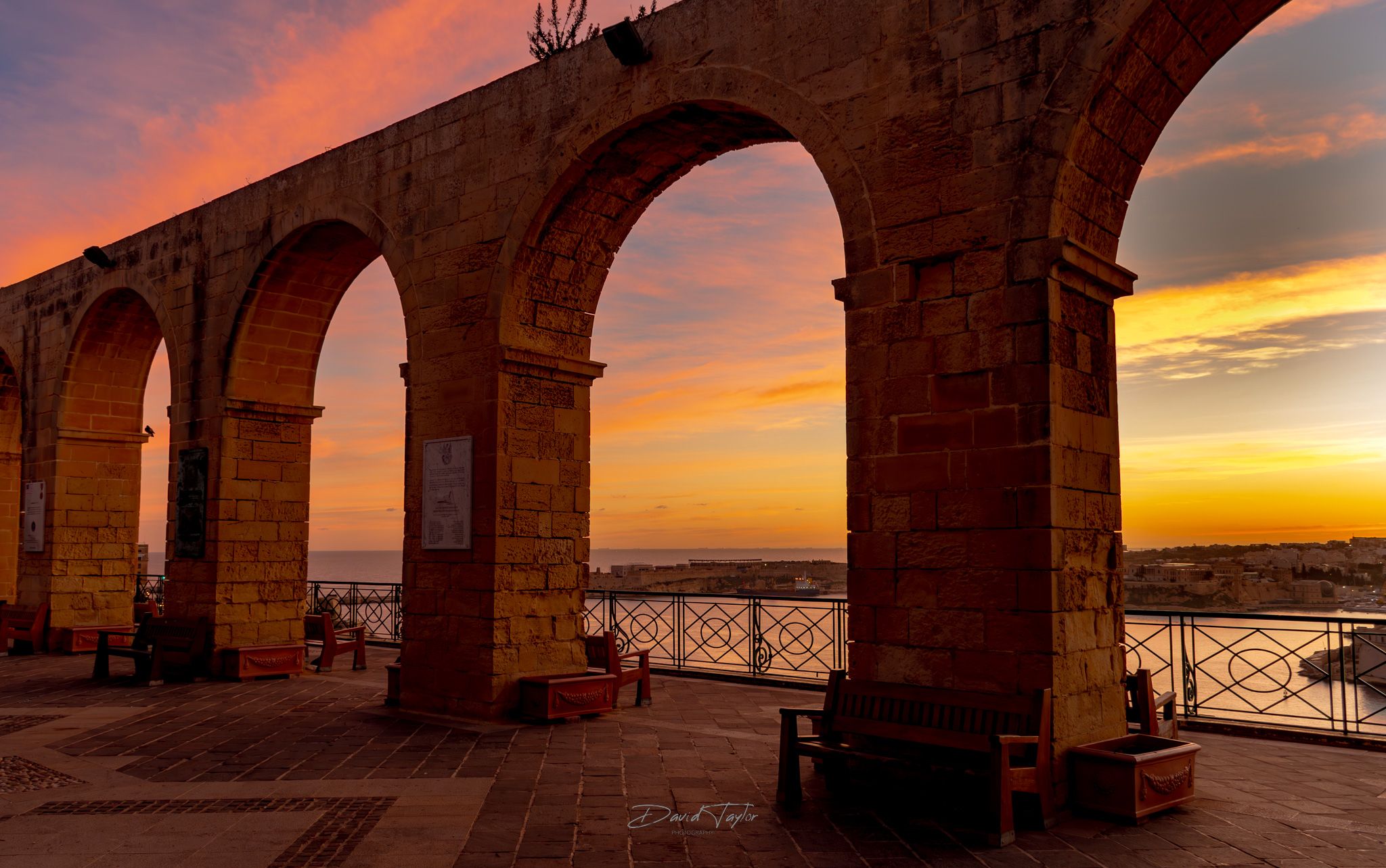 Upper Barrakka Sunrise, Malta