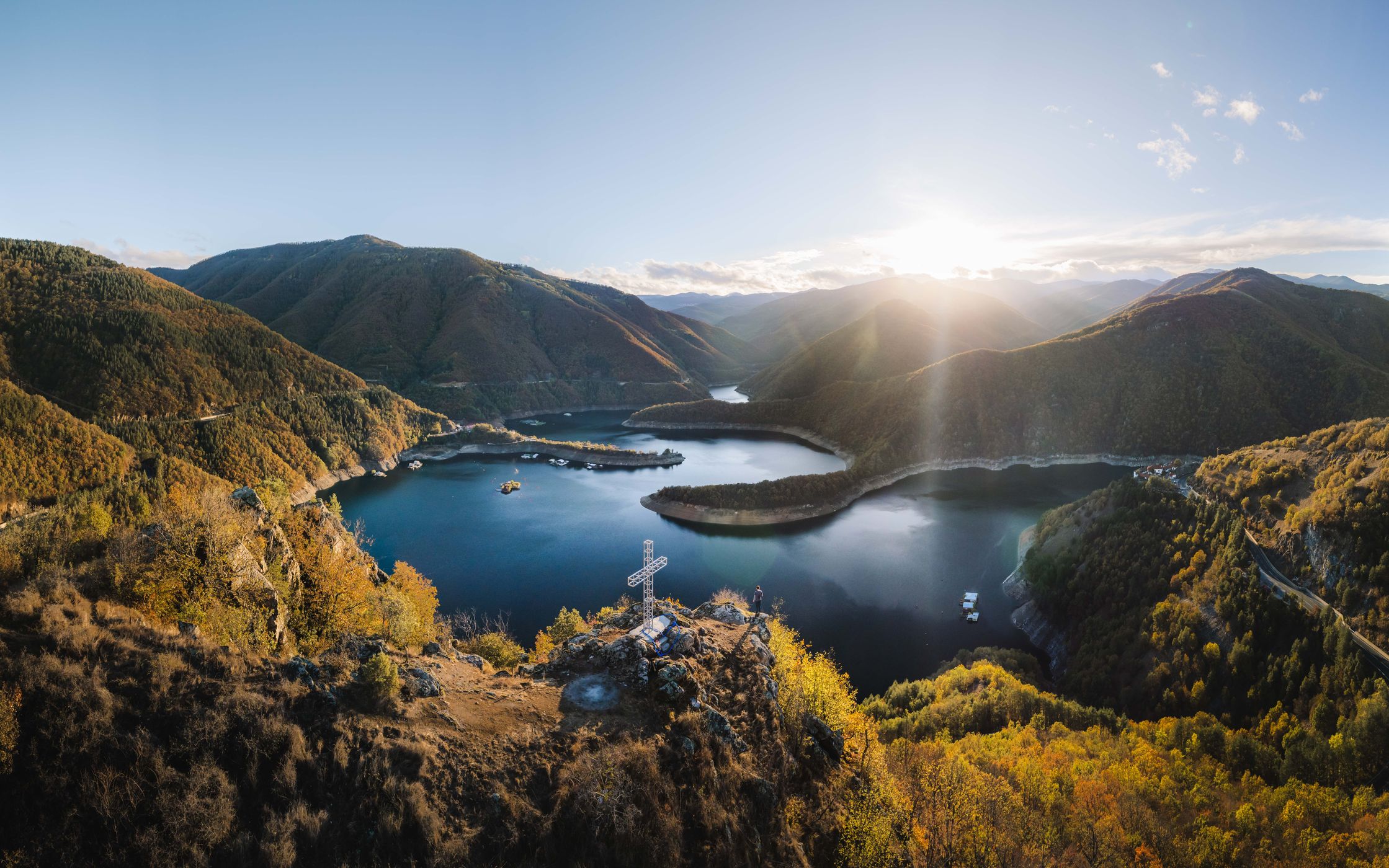 Vacha Reservoir, Summit Cross, Bulgaria