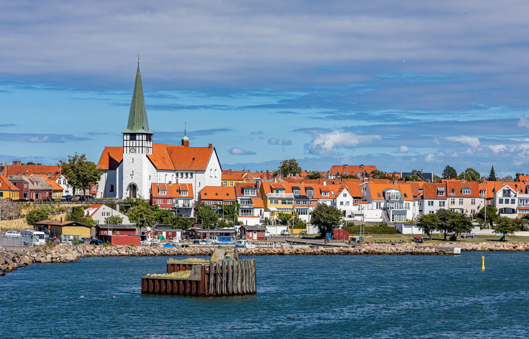 View of Rønne, Denmark