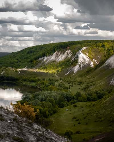 View of the Don River from the mountain Ostroy Borok