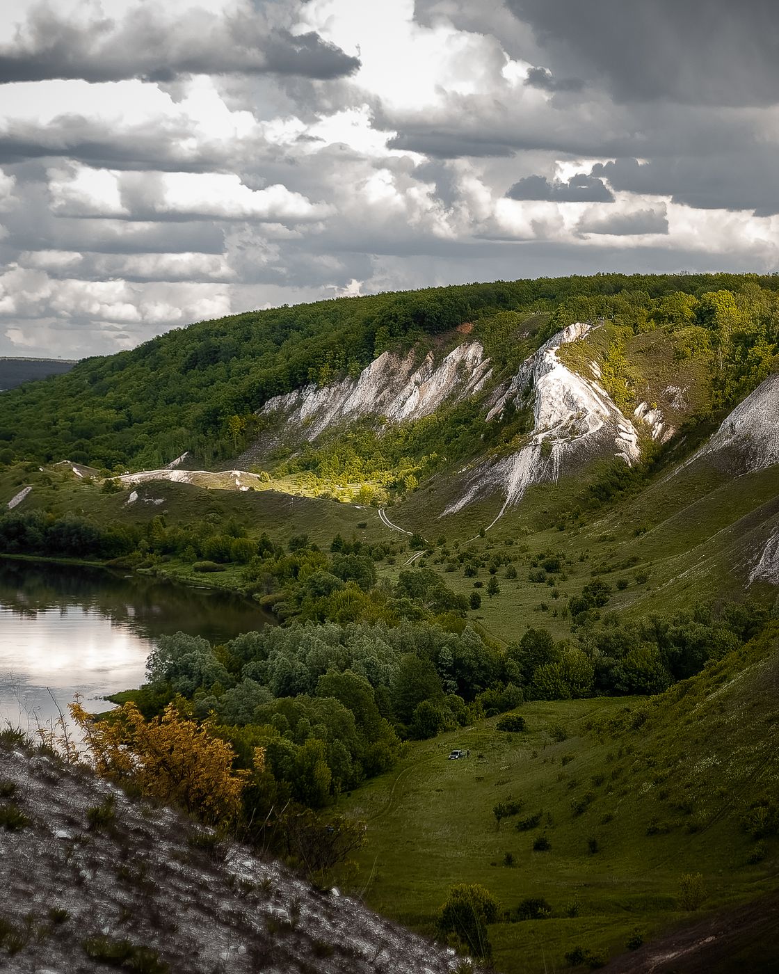 View of the Don River from the mountain Ostroy Borok, Russian Federation