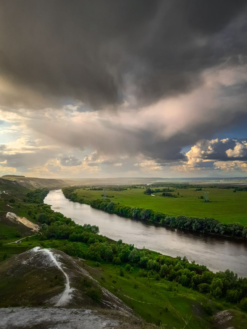 View of the Don River from the mountain Ostroy Borok, Russian Federation