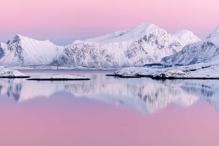 View on the way to Krystad, Lofoten