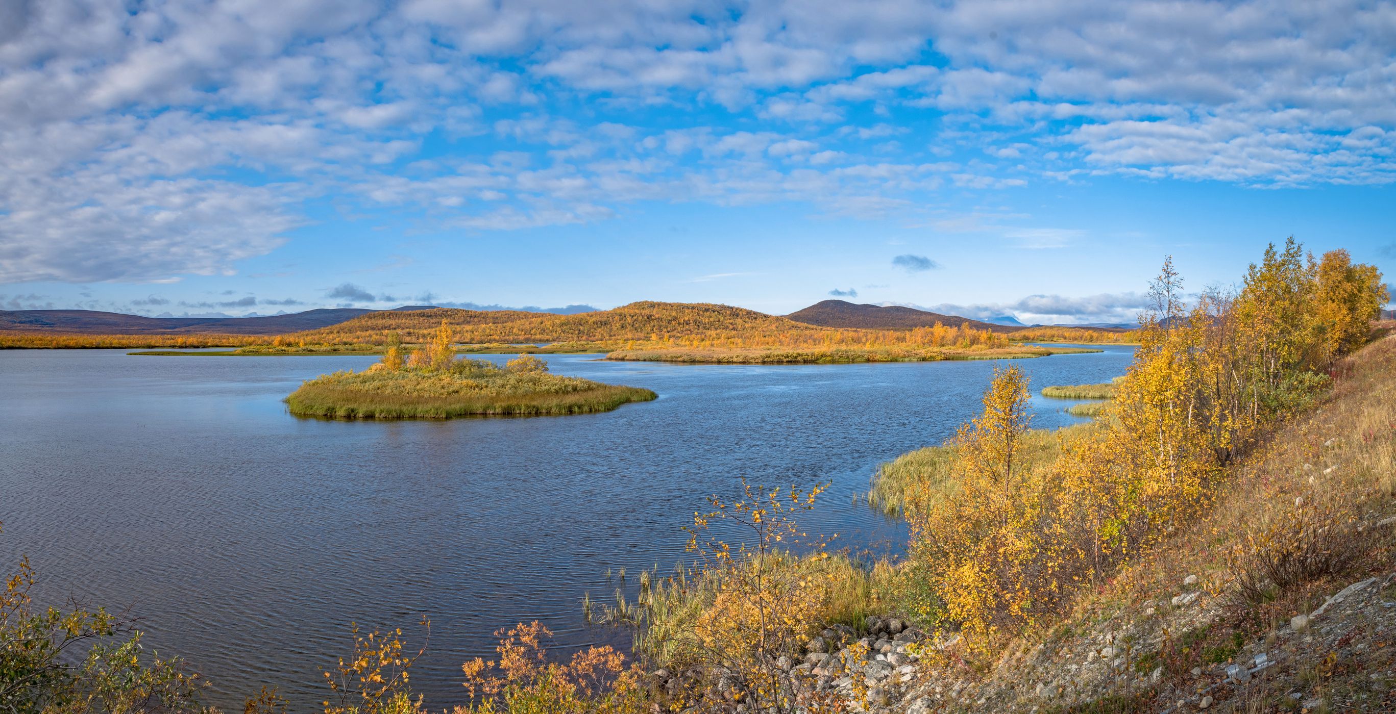 View over the Pousujärvi, Finland
