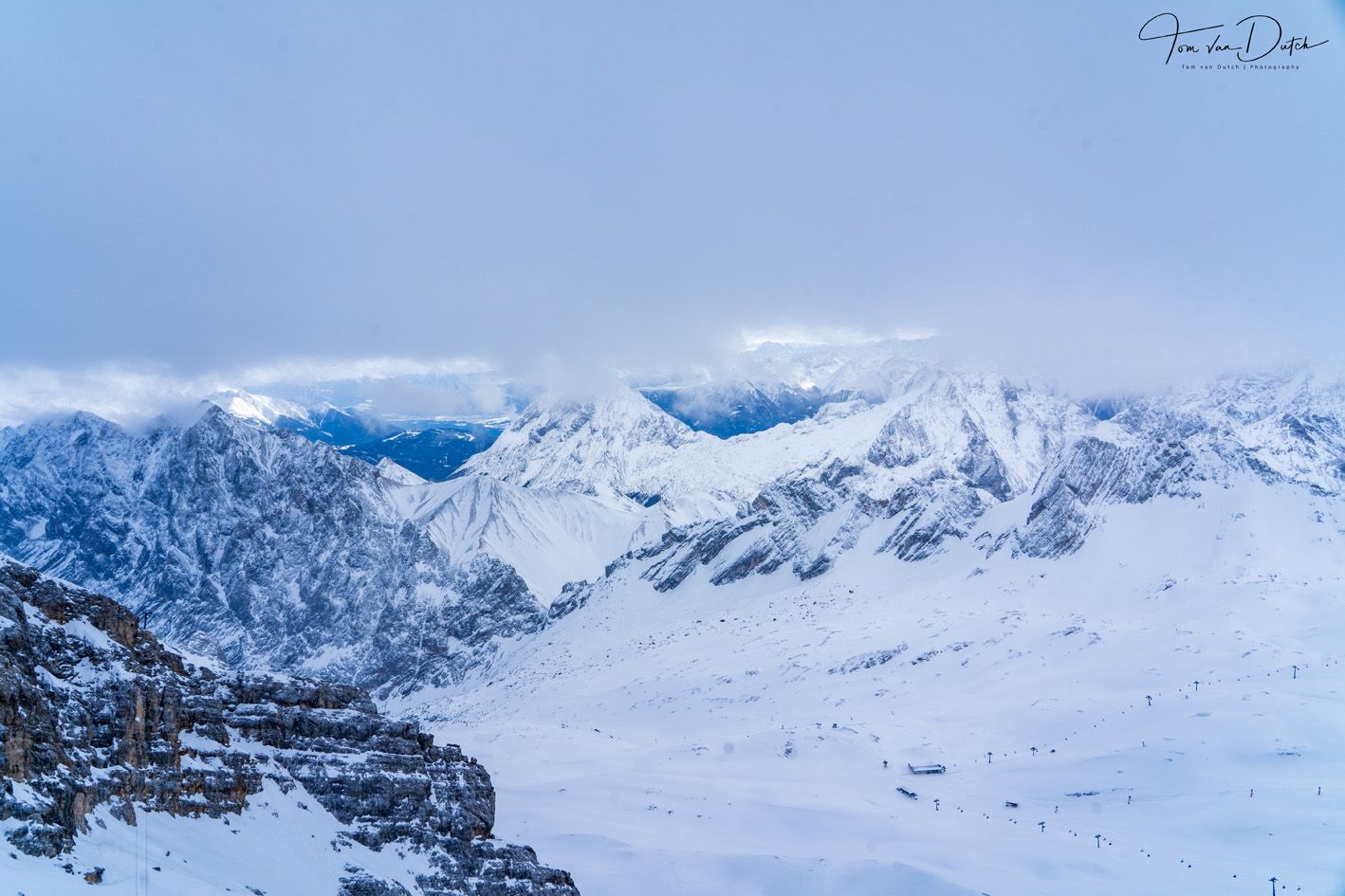 View to Gipfelkreuz, View to Alpspitze, Austria
