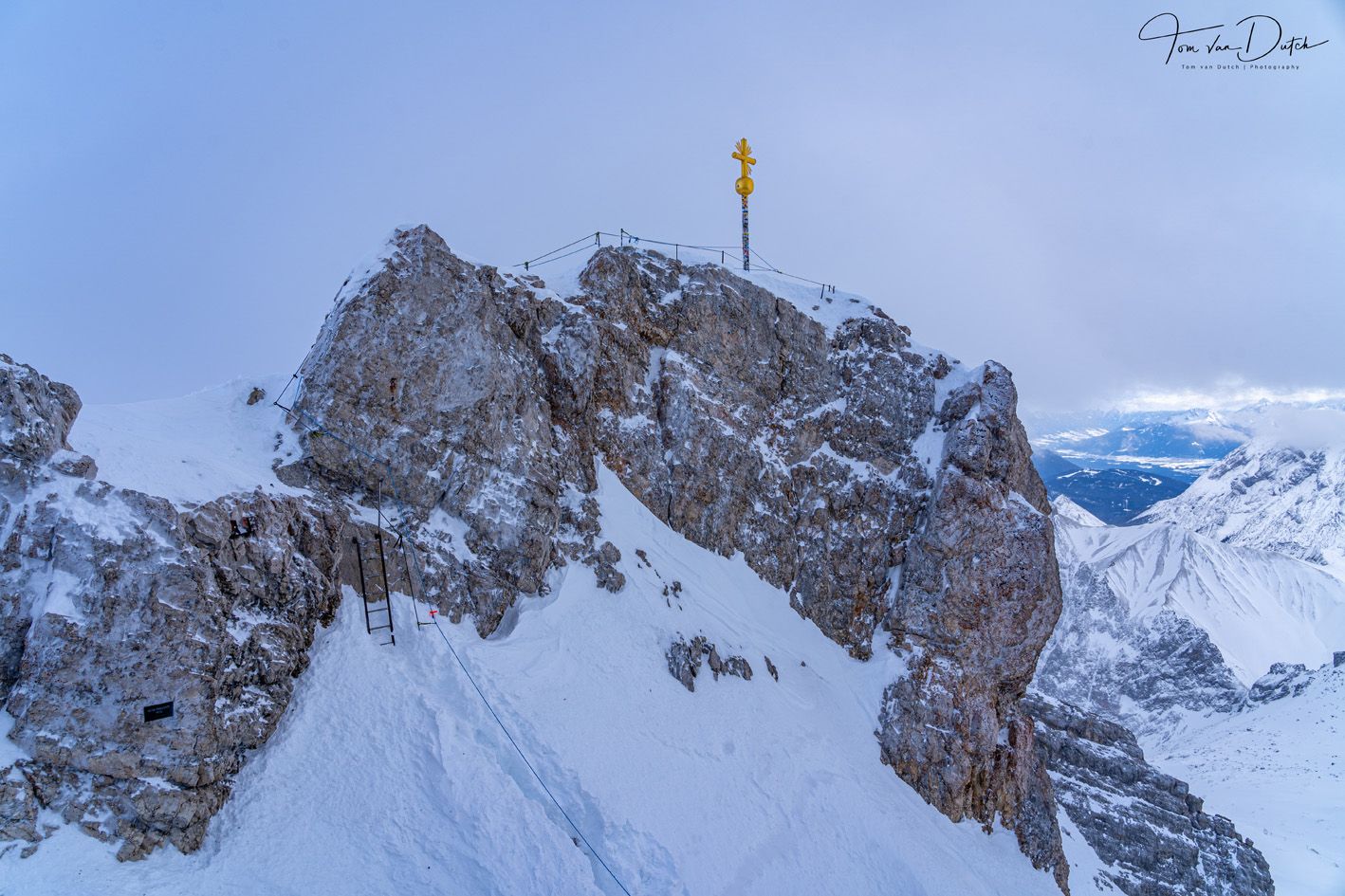 View to Gipfelkreuz, View to Alpspitze, Austria