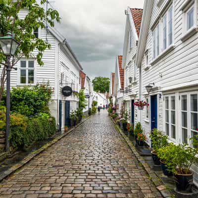 White Houses in Stavanger, Norway