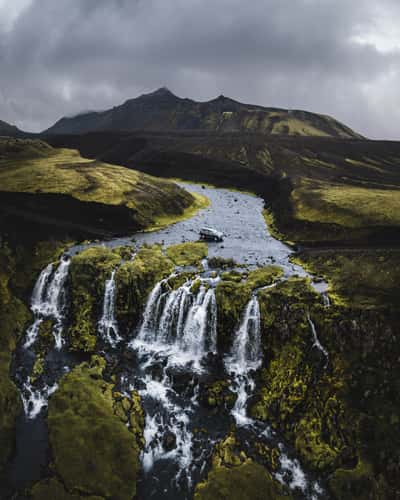 Blafjallafoss, Icelandic Highlands