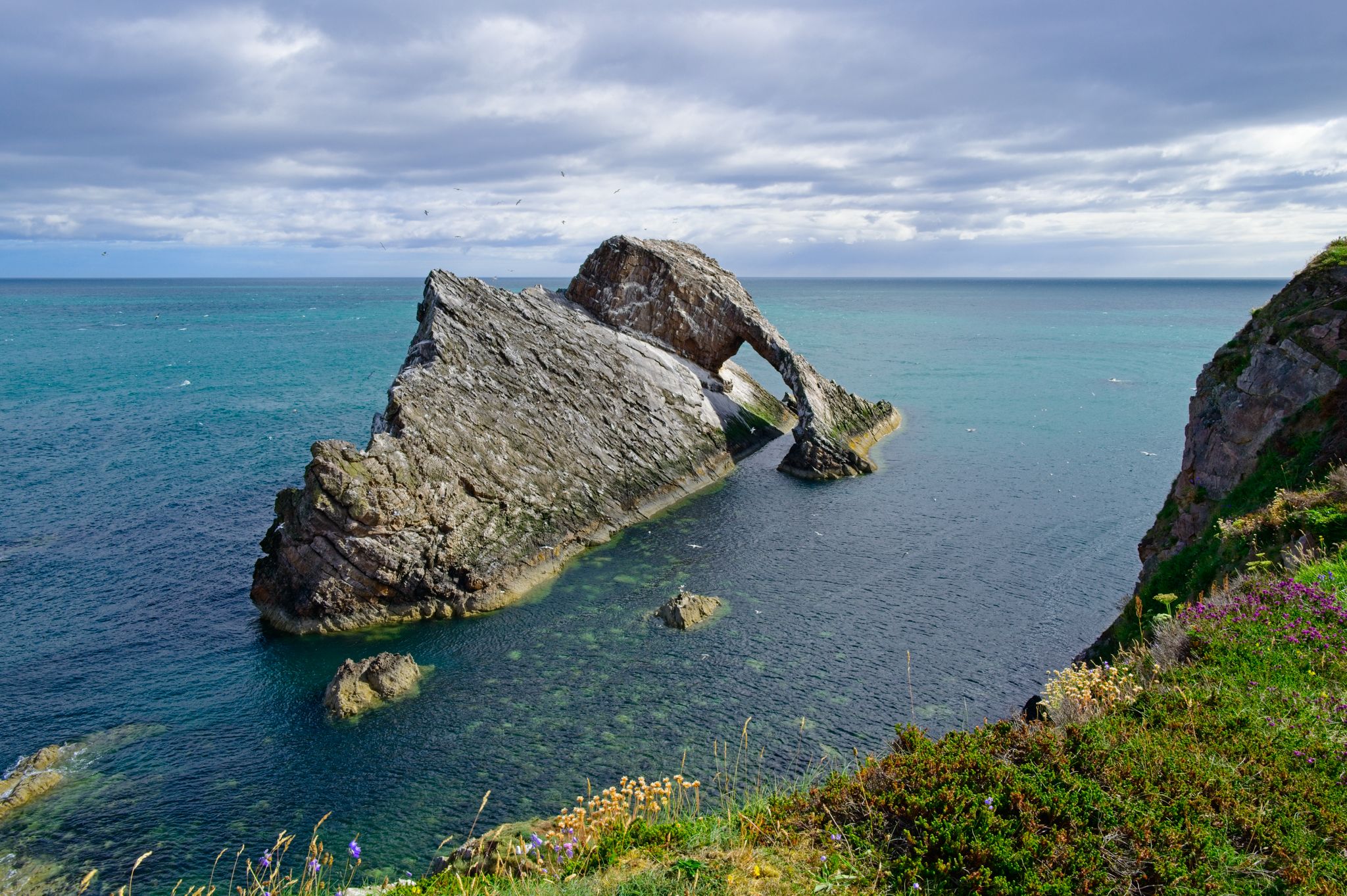 Bow Fiddle Rock, Scotland, United Kingdom