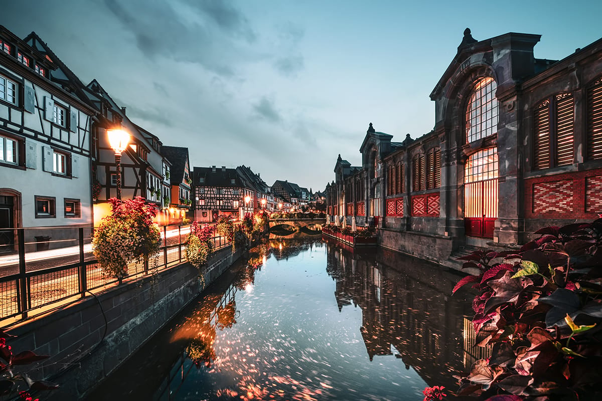Canal in Colmar, France
