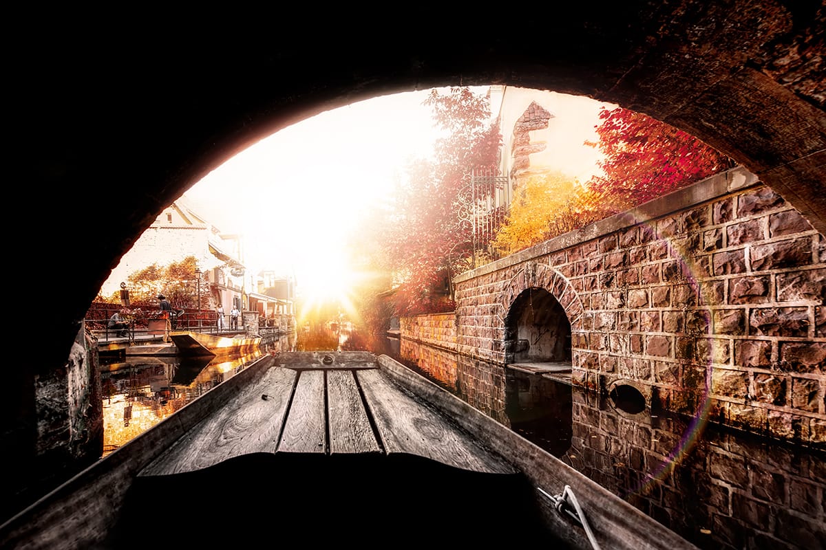 Canal in Colmar, France