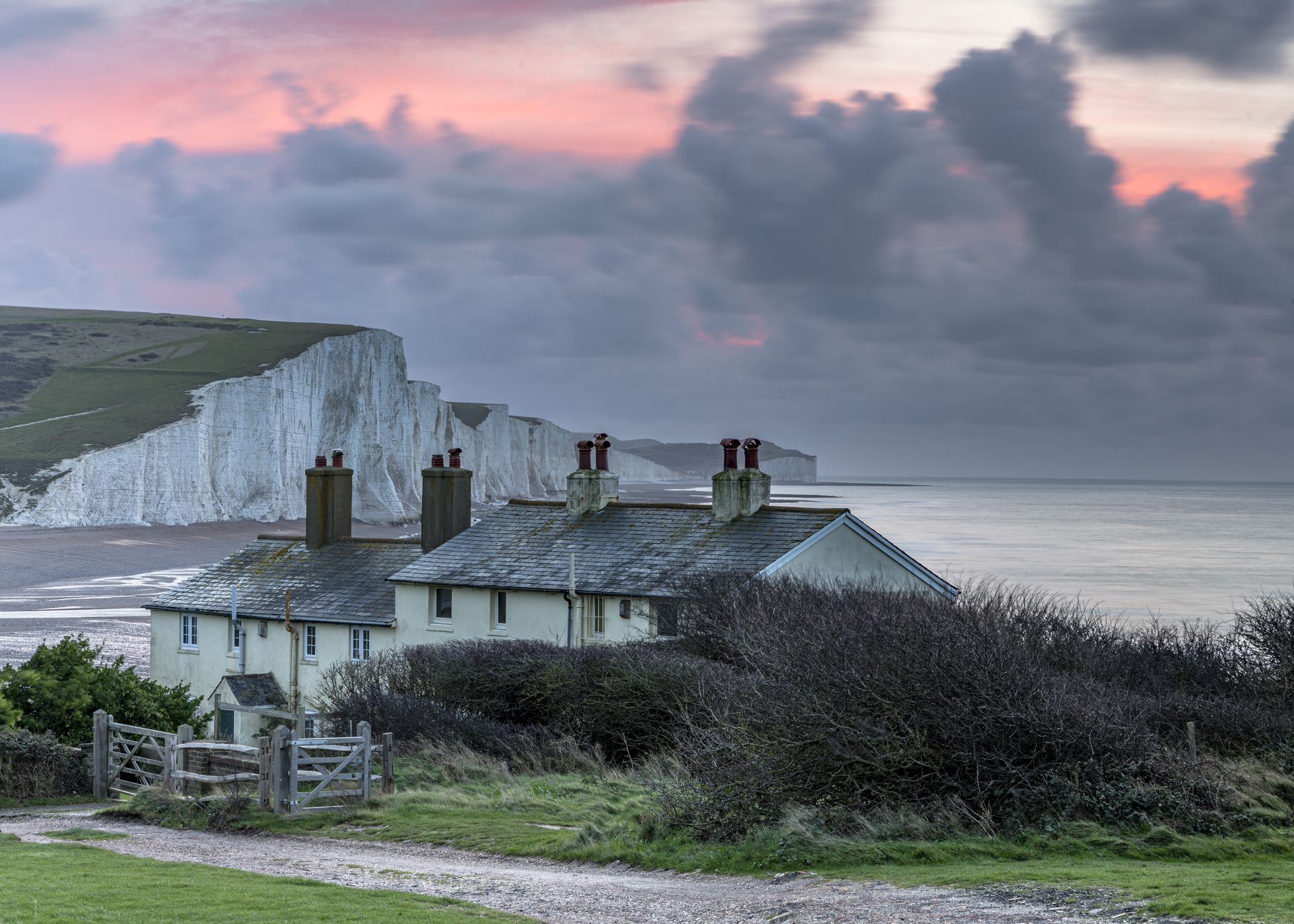 Coastguard Cottages and The Seven Sisters, United Kingdom