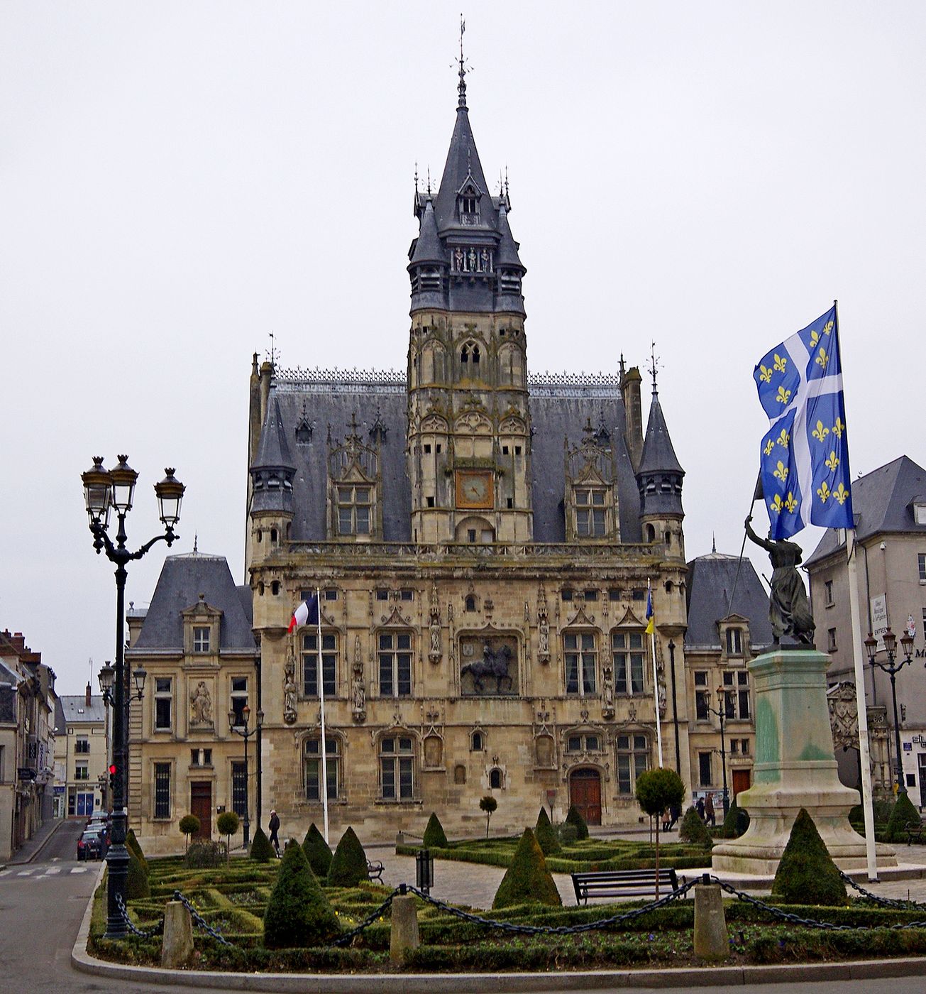 Compiegne Hotel de ville, France