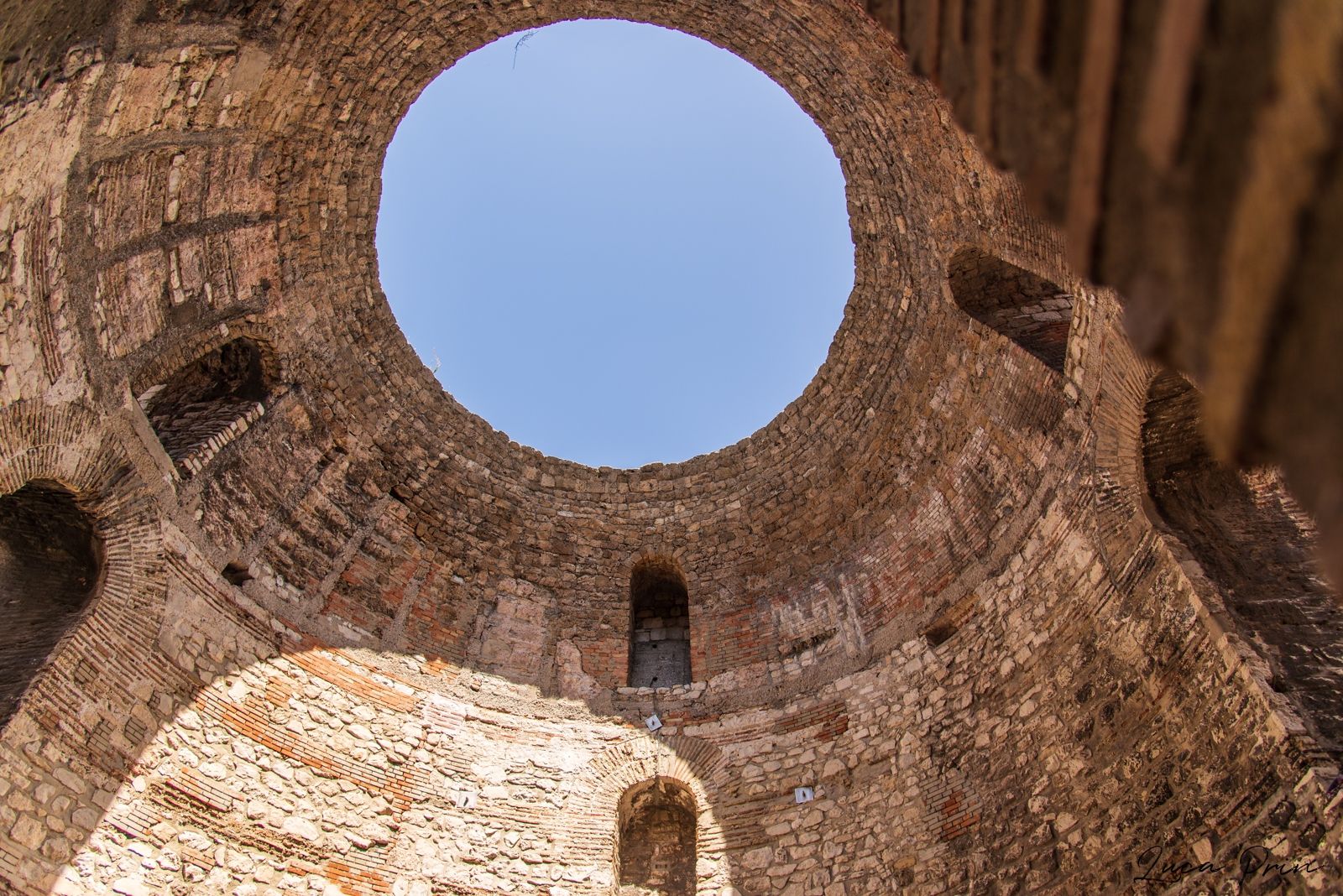 Dome of the vestibule of Diocletian's Palace, Split, Croatia