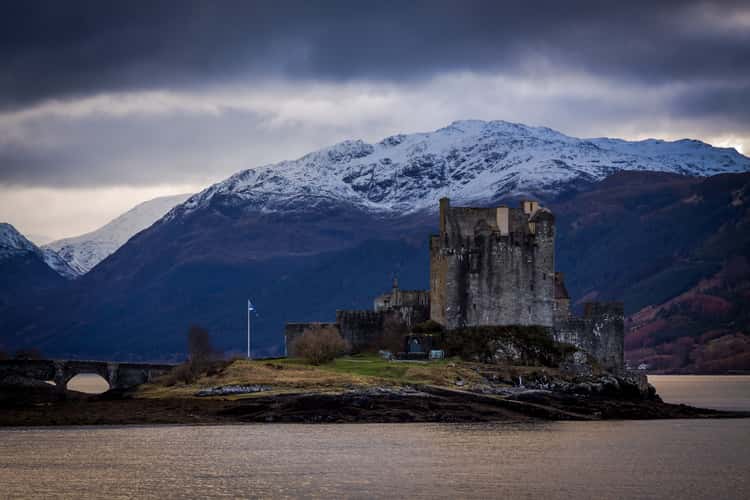 Eilean Donan Castle from the Loch Long Bridge