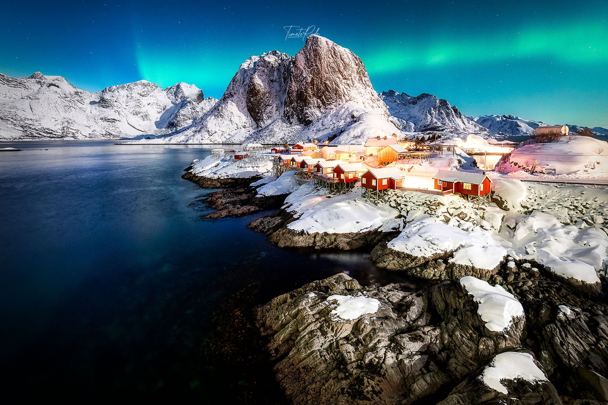Hamnøy, classic view, Lofoten, Norway