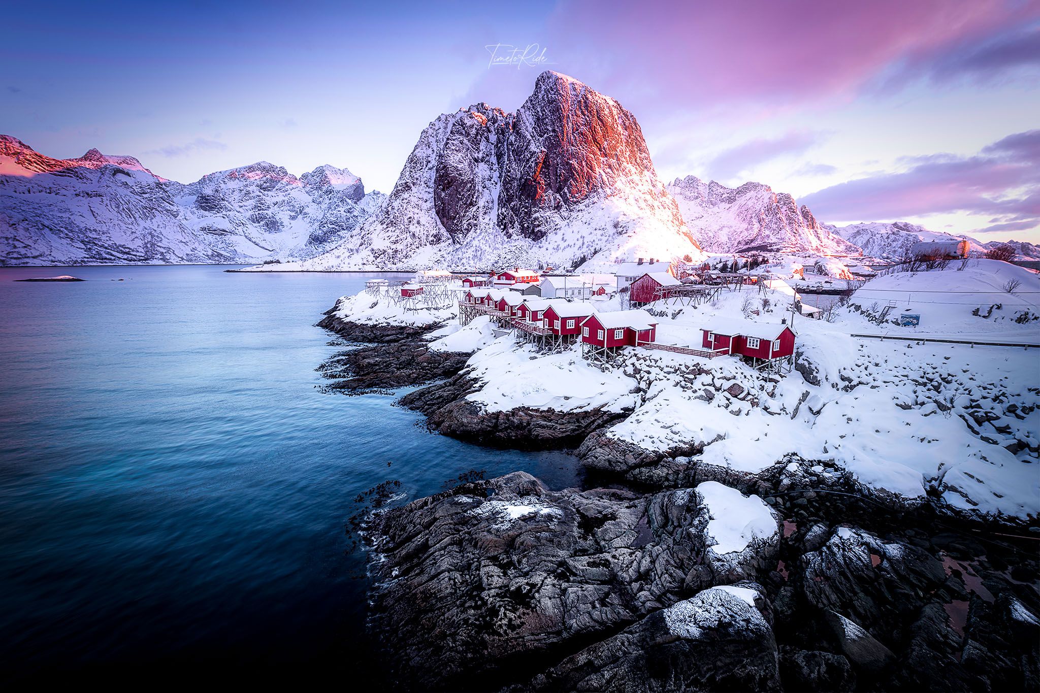 Hamnøy, classic view, Lofoten, Norway