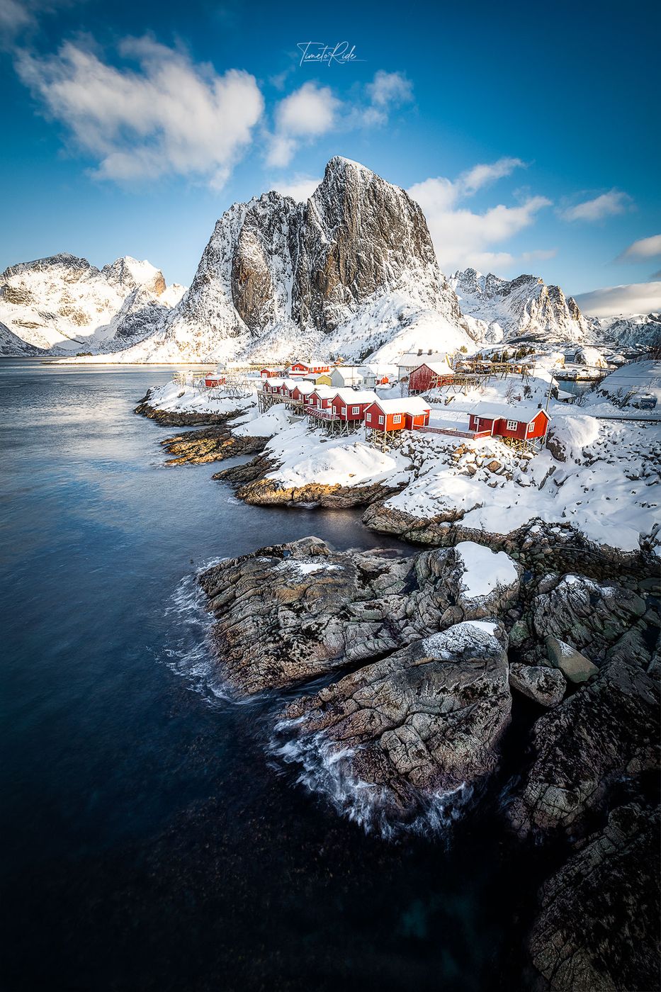 Hamnøy, classic view, Lofoten, Norway