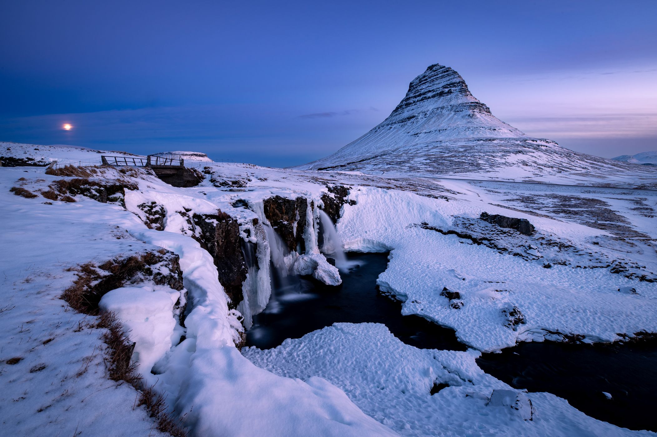 Kirkjufell Waterfall with Kirkjufell, Iceland