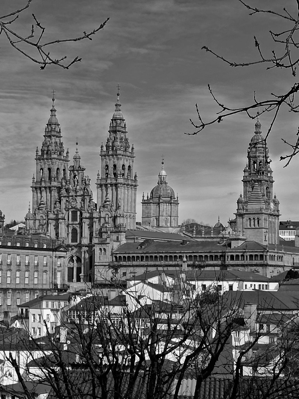 Mirador de Santiago de Compostela, Spain