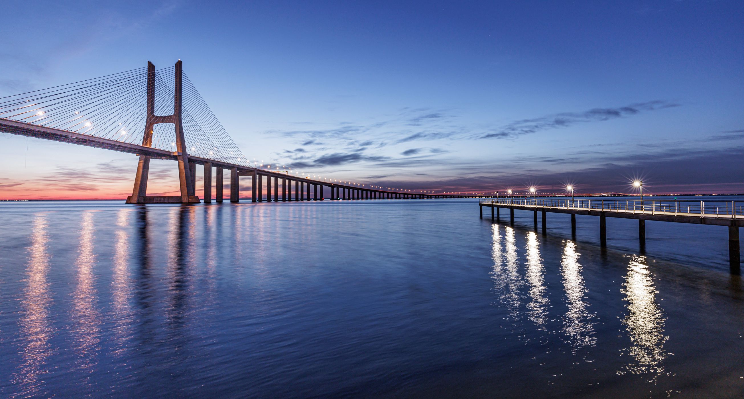 Vasco da Gama Bridge, Lisbon, Portugal