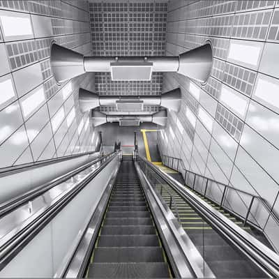 Rathaus subway station, Cologne, Germany