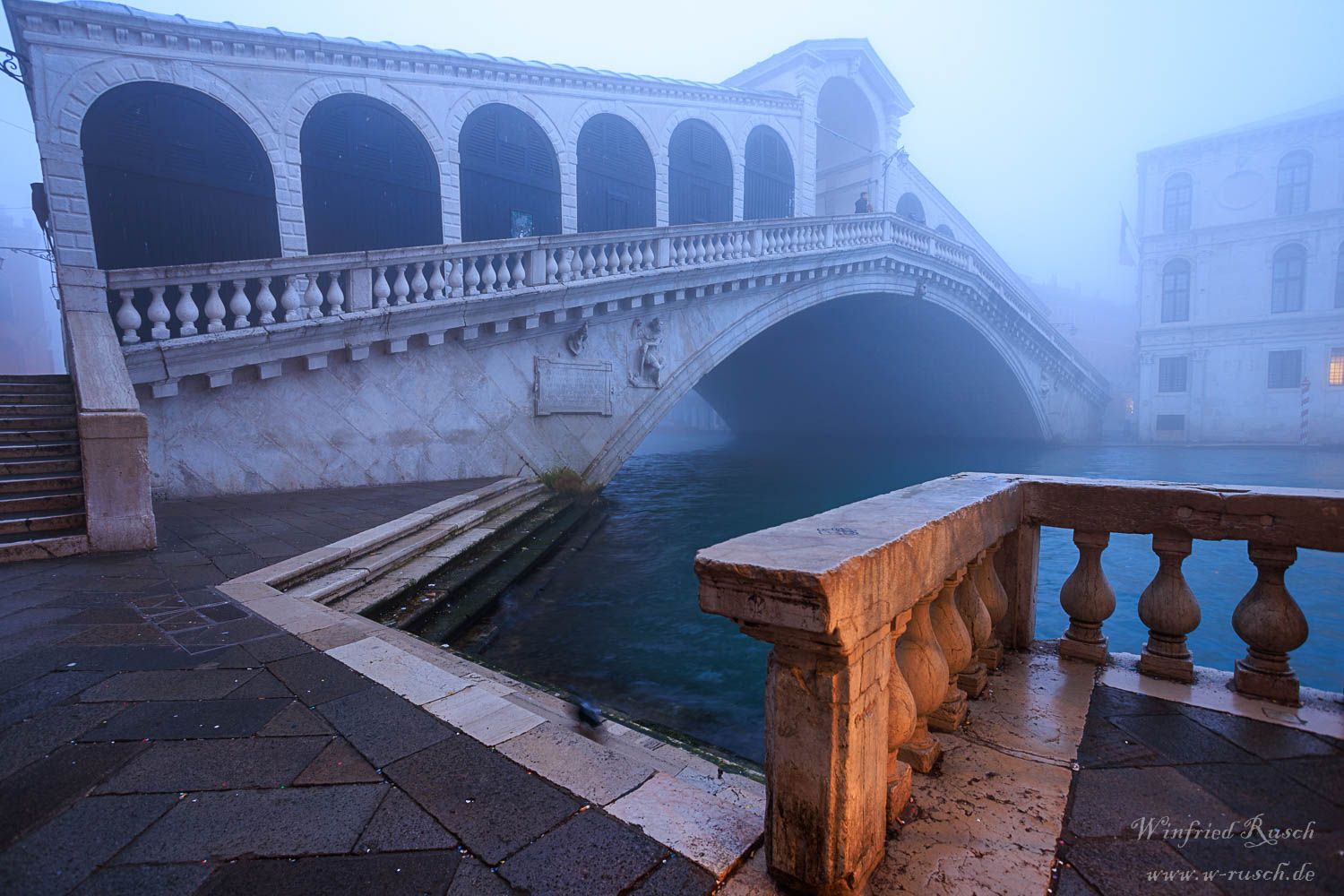 Rialto Bridge from the south, Venice, Italy