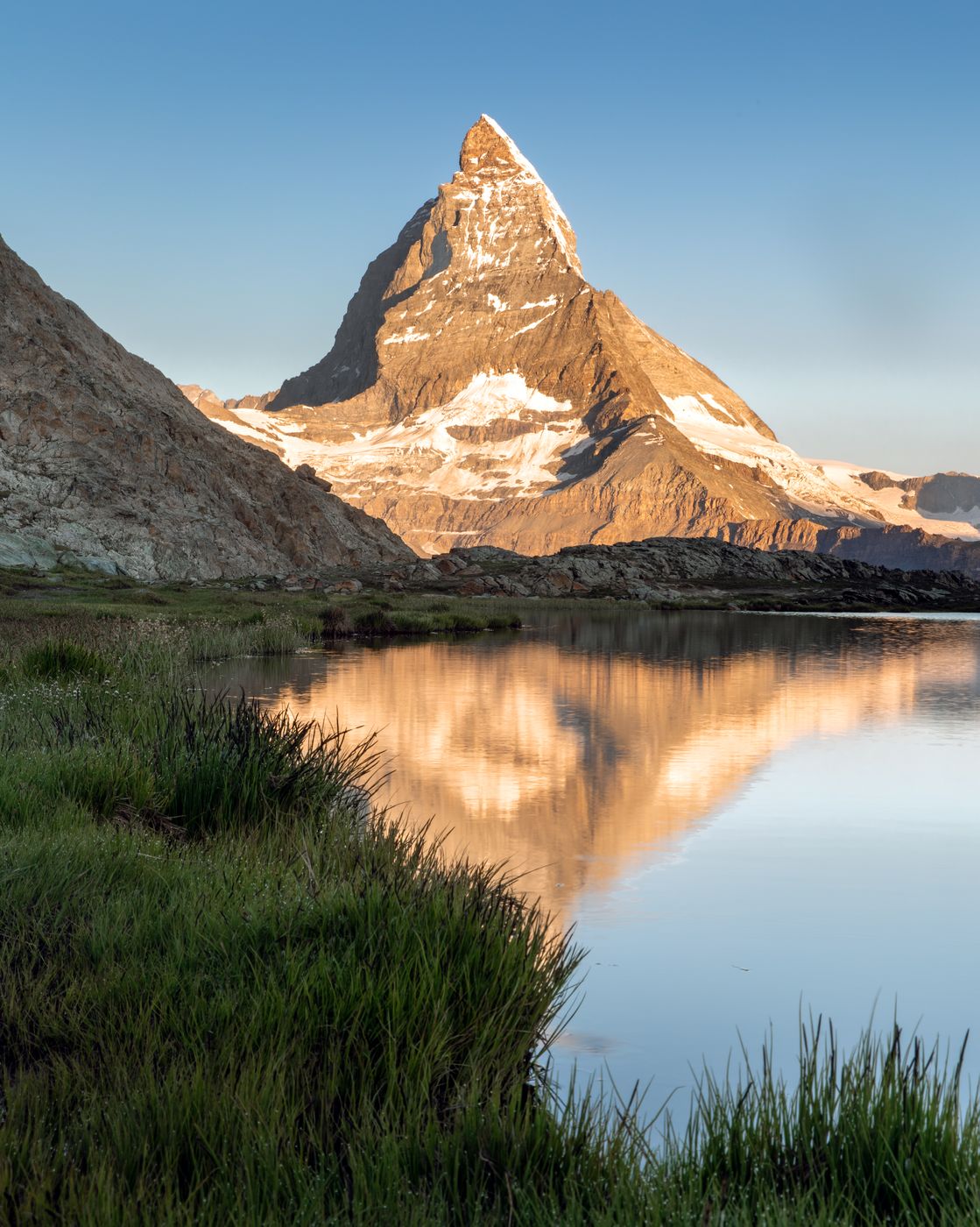 Riffelsee with Matterhorn reflection, Switzerland