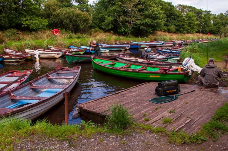Kayaks at Ross Castle