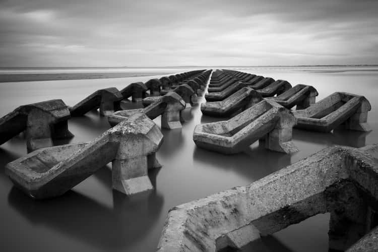 Sea defences, New Brighton.