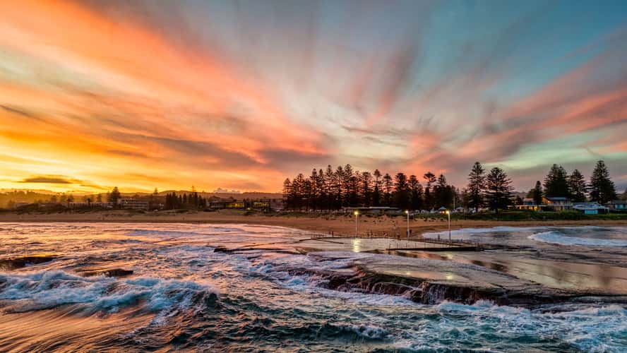 Storm  Pool [Drone] Mona Vale, New South Wales