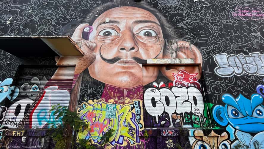 Street art in Miami Wynwood