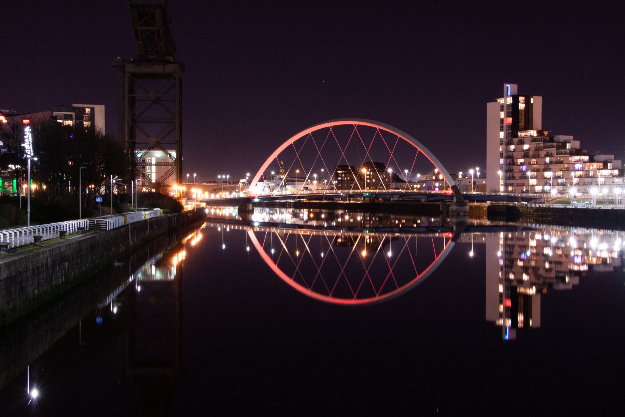 The Clyde Arc,Glasgow, Scotland, United Kingdom
