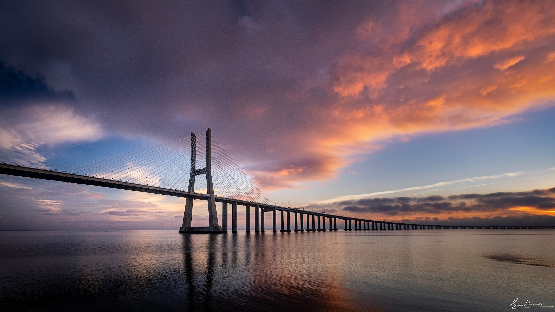 Vasco da Gama Bridge, Lisbon, Portugal