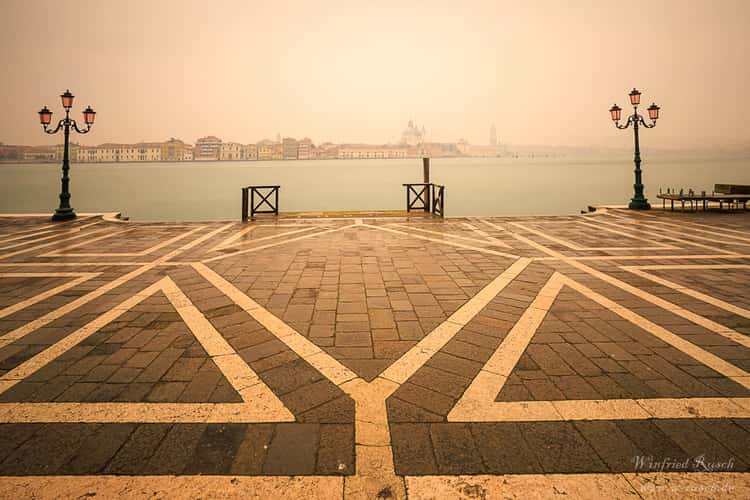 Venice view from Il Redentore over the skyline