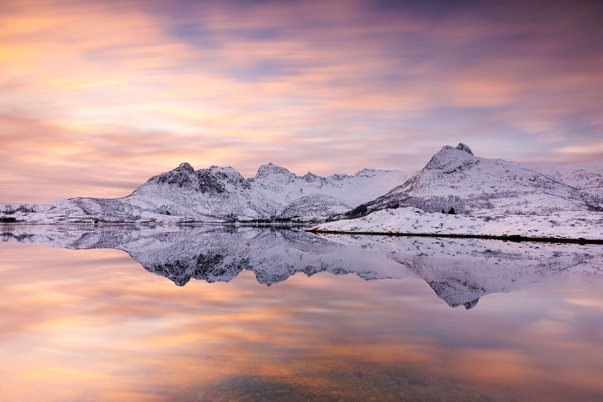 View from E10 close to Svolvær, Norway