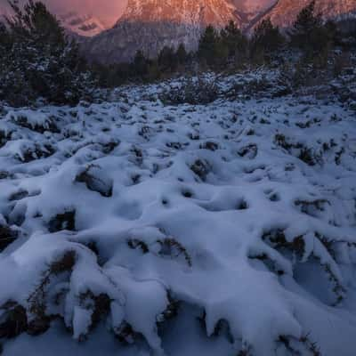 Viewpoint on the northern mountain of Bove, Frontignano, Italy