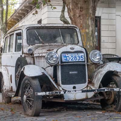 Vintage cars in Colonia del Sacramento, Uruguay