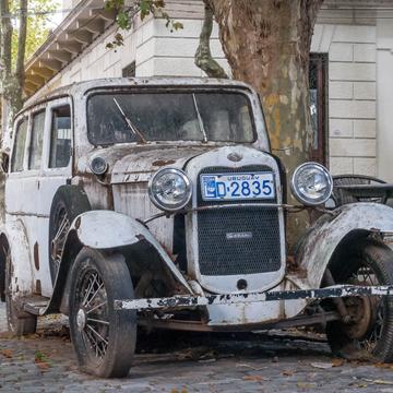 Vintage cars in Colonia del Sacramento, Uruguay