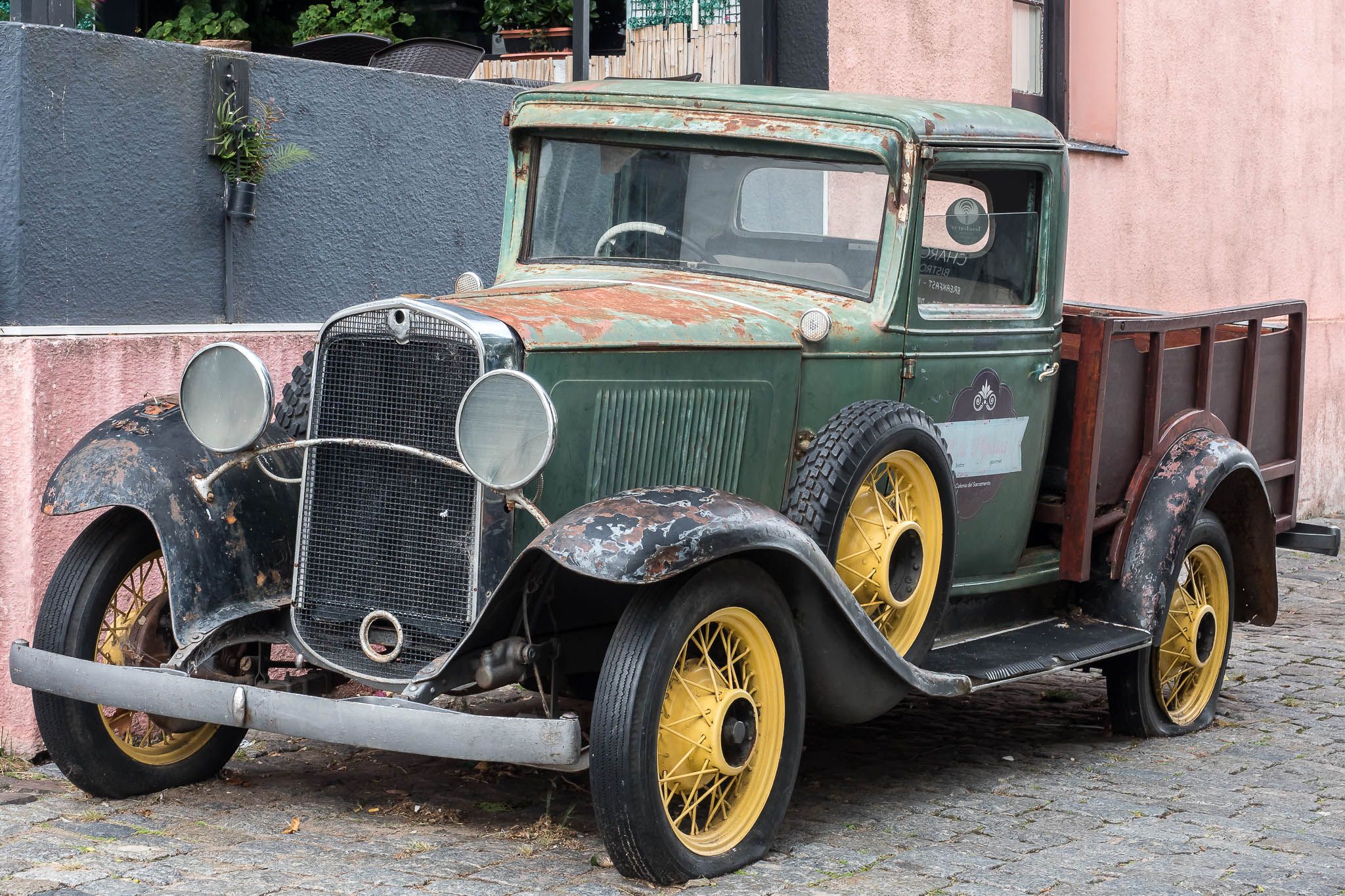 Vintage cars in Colonia del Sacramento, Uruguay
