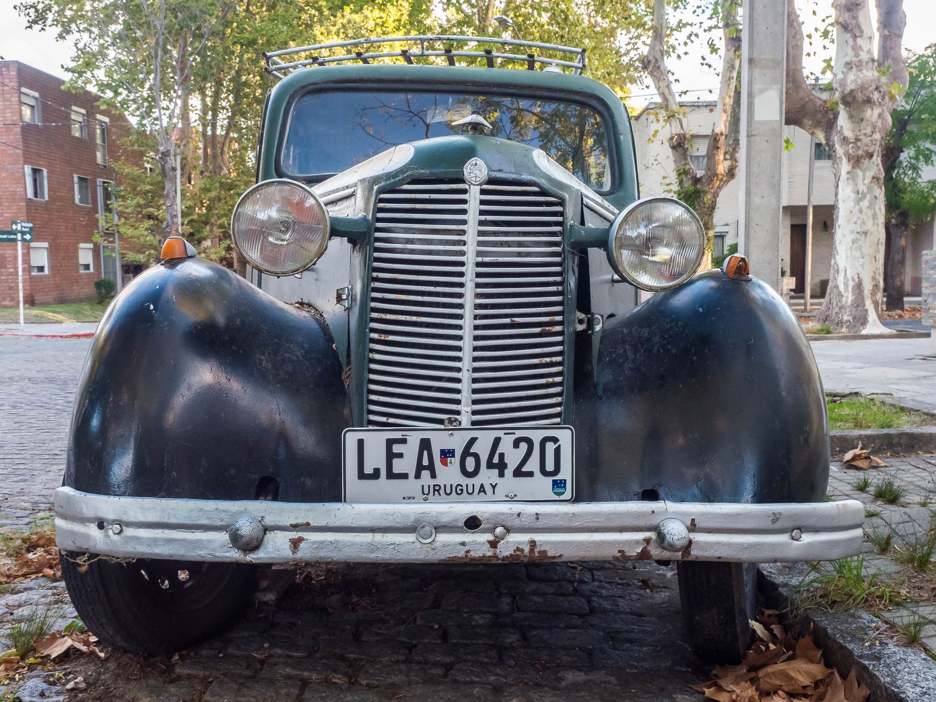 Vintage cars in Colonia del Sacramento, Uruguay